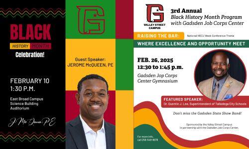 Gadsden State Community College to Honor Black History Month with Special Events